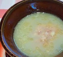 Century Egg and Pork Dumpling Soup