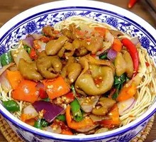 Stir-Fried Intestine Noodles