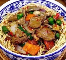 Stir-Fried Pig Liver Noodles