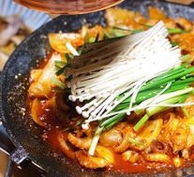 Sizzling Octopus and Pork Belly