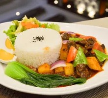 Braised Beef Brisket Rice Bowl