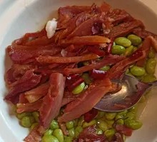 Cured Chicken Leg with Edamame