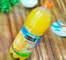 Large Bottle Orange with Fruit Pieces
