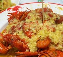 Golden Soup Garlic Shrimp