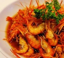 Oil-Poured River Shrimp