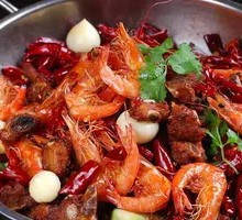 Dry Pot Shrimp and Frog Love