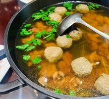 Beef Meatball Soup