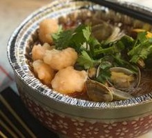 Handmade Shrimp Slab with Clams