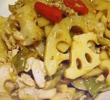 Lotus Root Stir-Fried with Shredded Pork