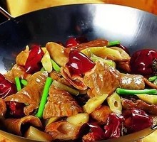 Spicy Pork Intestines Stir-fry