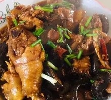 Braised Chicken with Mushrooms