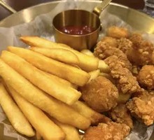 Fries and Chicken Nuggets