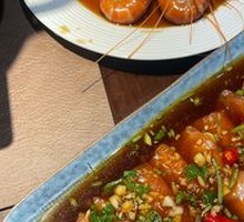 Raw-marinated Oysters