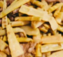 Dried Bamboo Shoots with Pork Strips