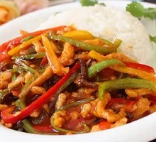 Fish-Flavored Shredded Pork Rice Bowl