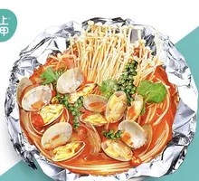Aluminum-wrapped Scallops Rice Noodles