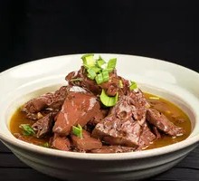 Preserved Meat and Pig Blood Dish