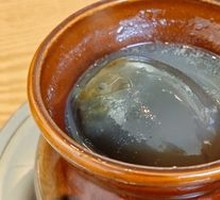 Century Egg and Pork Dumpling Soup