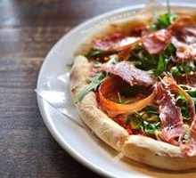 Dry-Cured Ham Pizza