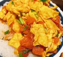 Tomato and Egg over Rice