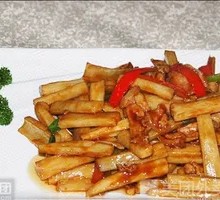 Stir-Fried Lotus Root Strips