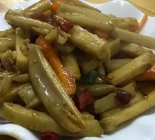 Stir-Fried Lotus Root Strips