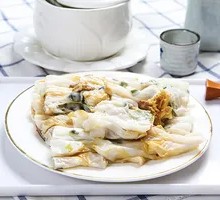 Minced Pork Rice Noodle Roll