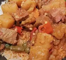 Potato and Beef Baozi Rice Bowl