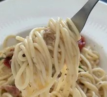 Bacon Cream Mushroom Pasta