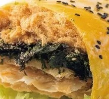 Korean Seaweed Meat Powder Pancake