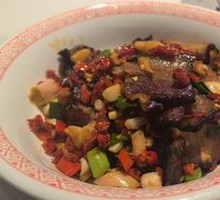 Stir-Fried腊肉 with Garlic