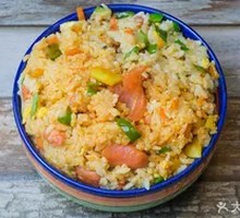 Green Pepper Ham Egg Fried Rice