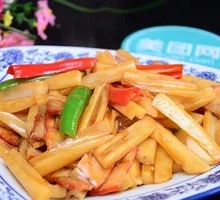 Stir-Fried Lotus Root Strips