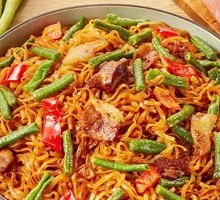 Pork and Green Bean Noodles