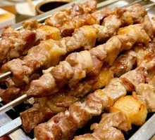 Black Pepper Pork Skewers