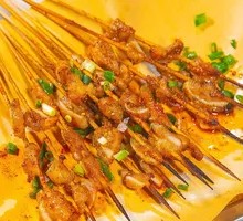 Freshly Skewered Pork Cartilage