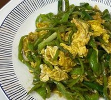 Egg with Green Pepper