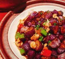 Scallop and Hangzhou Eggplant Stir-fry