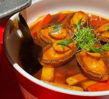 Black Truffle Stewed Abalone with Chinese Yam