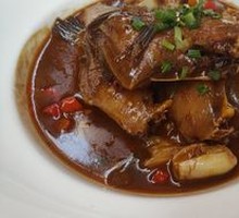Braised Fish with Skin Removed