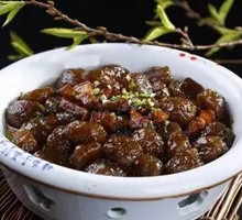 Braised Pork with Mountain Taro Balls