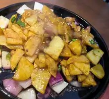 Grilled Potato Slices