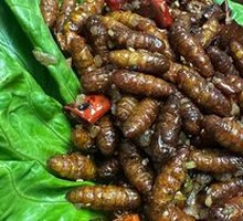 Fried Silkworm Pupae