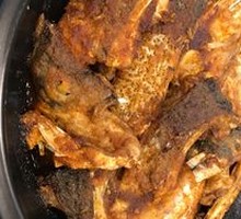 Pan-Fried Fish Head