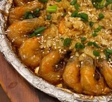 Garlic Shrimp with Rice Noodles