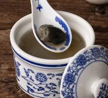 Century Egg and Pork Dumpling Soup