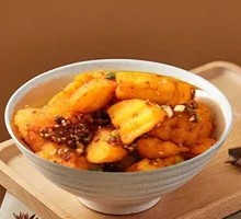 Yunnan Potatoes with Crispy Rice Cake