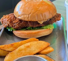 Spicy Fried Chicken Burger