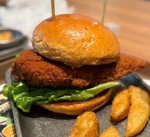 Spicy Fried Chicken Burger
