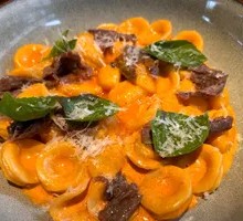 Spicy Cheese Cream Gnocchi with Australian Wagyu Beef